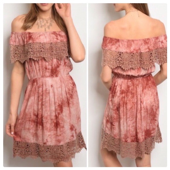 *TAKING DOWN* Hayden Lace Boho Tie Dye Dress - Picture 10 of 10